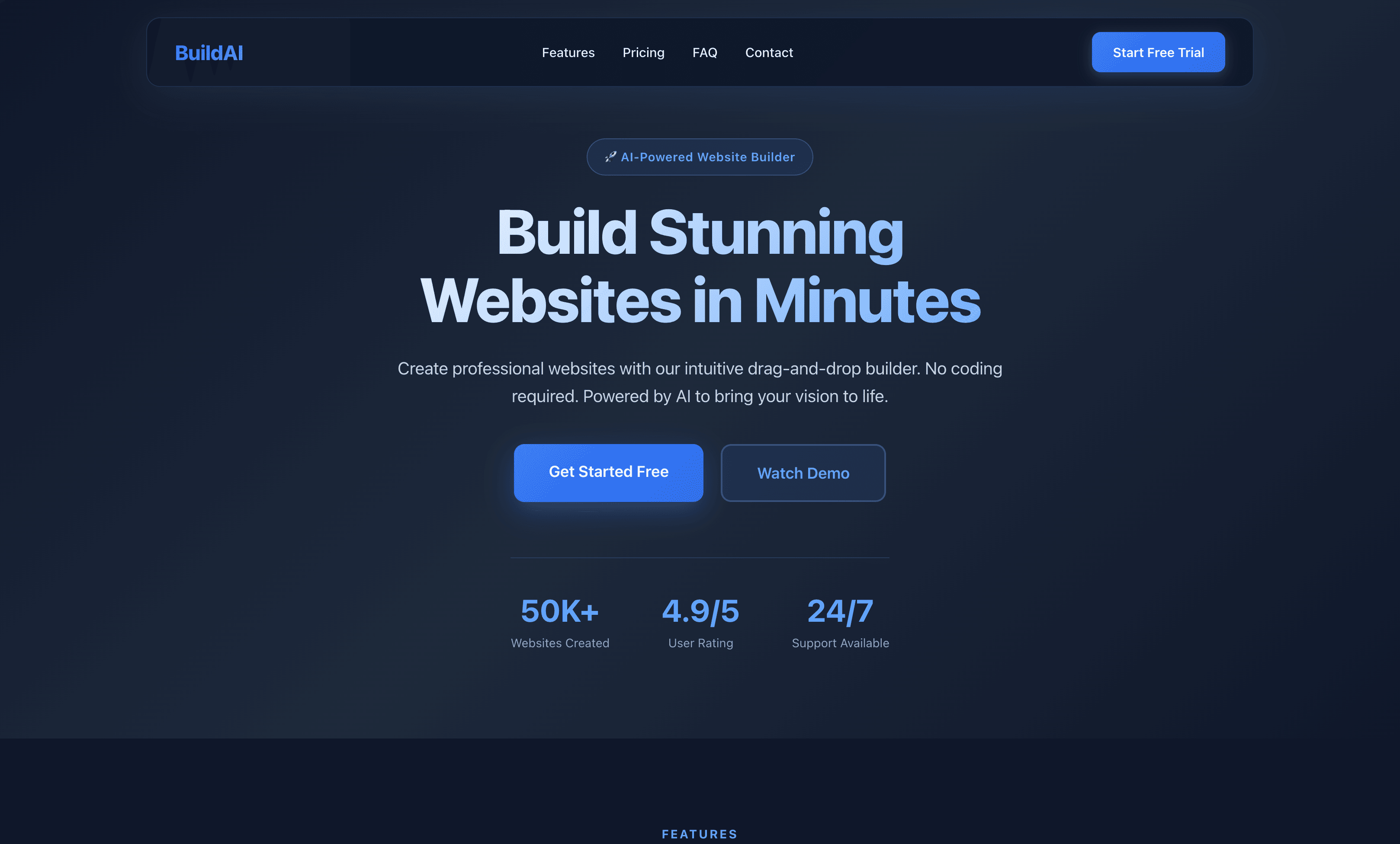 SaaS Landing Page